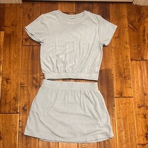 Light Blue Two-Piece top & skort